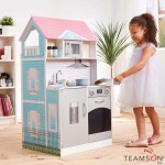 Casuta cu Bucatarie eleganta si stilata back to back Posh  2 in 1 Combo Kitchen - Teamson Kids Dollhouse 
